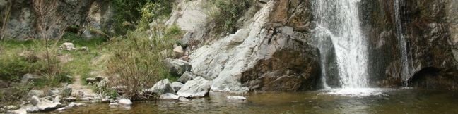 Fish Canyon Falls San Gabriel Mountains Angeles National Forest Hike