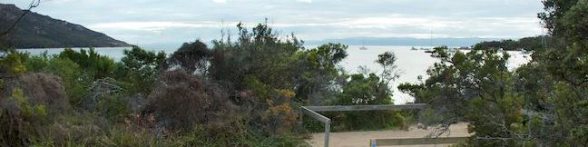 Richardsons Beach Campground Freycinet National Park Coles Bay camping Freycinet Peninsula Tasmania Australia