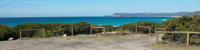 Friendly Beaches Campground Freycinet National Park Coles Bay Beach camping Tasmania Australia