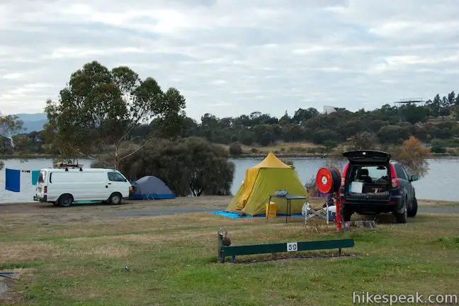 Treasure Island Caravan Park in Hobart