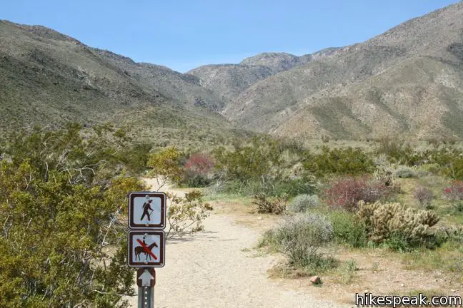 Hellhole Canyon Trail to Maindehair Falls Anza-Borrego Desert State Park