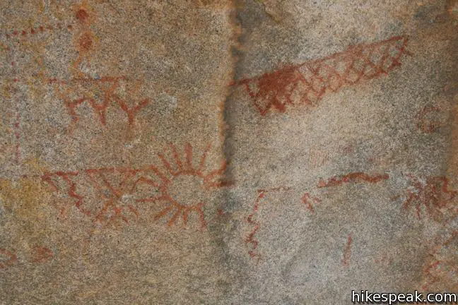 This 1.8-mile hike visits rock paintings drawn by Kumeyaay Indians who lived in the Anza-Borrego Desert thousands of years ago.