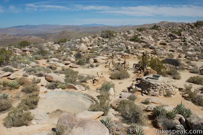 This 1.3-mile hike ascends to the ruins of an adobe cabin on Ghost Mountain (Yaquitepec) with great views above Blair Valley.