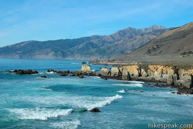 This 1.1-mile hike extends from Highway One to an ocean bluff with fantastic views of the Big Sur Coast.