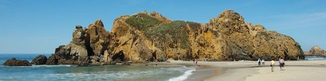 Pfeiffer Beach Los Padres National Forest Big Sur Beach hiking Pfeiffer Beach Trail California