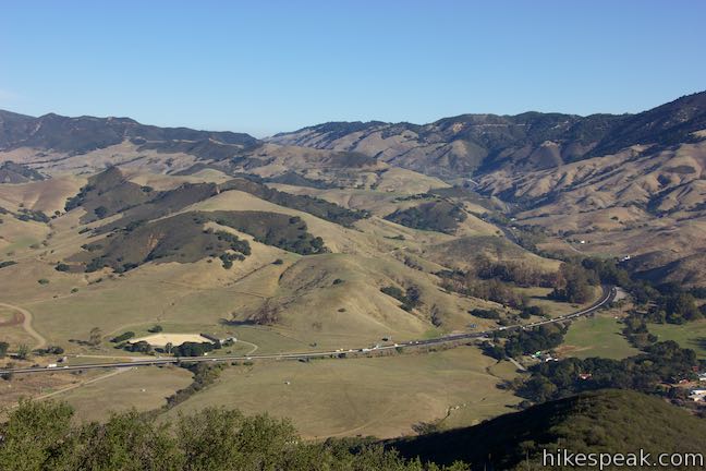 Cuesta Grade Santa Lucia Mountains