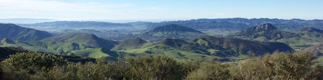 Cuesta Ridge Botanical Area hike West Cuesta Ridge Road San Luis Obispo Los Padres National Forest Cuesta Ridge Trail