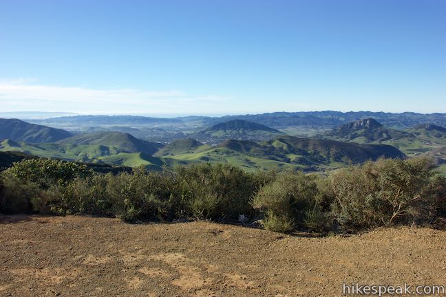 This 6-mile hike crosses a ridge in the Santa Lucia Mountains with panoramic views over San Luis Obispo and ascends to a grove of Sargent cypress in a botanical area in Los Padres National Forest.