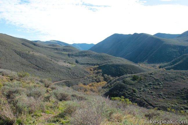 Hazard Peak Trail Islay Canyon Montaña de Oro