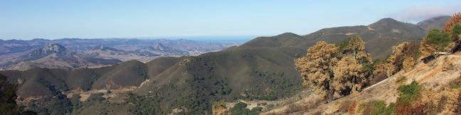 East Cuesta Ridge Road Mount Lowe Road Santa Lucia Mountain East Cuesta Ridge Hike San Luis Obispo