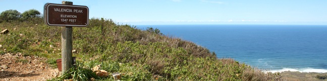 Valencia Peak Trail Montaña de Oro State Park hike