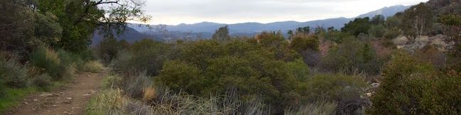 Horn Canyon Trail Hike Ojai California Los Padres National Forest Thacher Creek Canyon Thacher School Trailhead