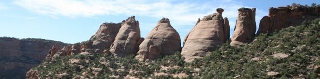 Coke Ovens Trail hike Colorado National Monument Canyon