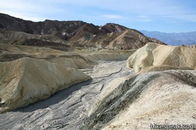 Death Valley Badlands Landscape