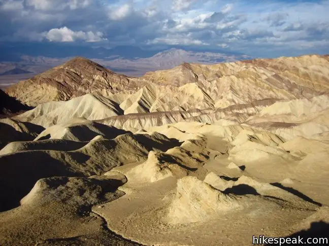 Death Valley Golden Canyon Gower Gulch