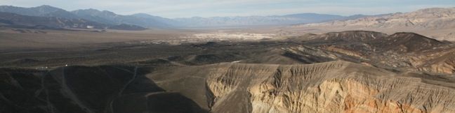 Ubehebe Crater Death Valley National Park Crater hike California desert