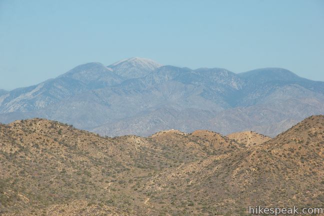 San Gorgonio Mountain from Joshua Tree