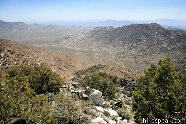 Silver Peak Trail Granite Mountains Mojave