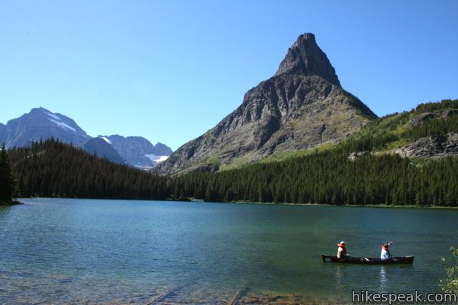 Swiftcurrent Lake Grinnell Point Glacier National Park