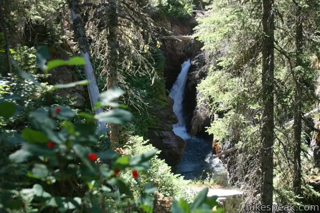 Hidden Falls Glacier National Park