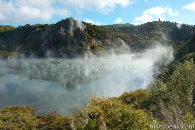 Waimangu Volcanic Valley Frying Pan Lake