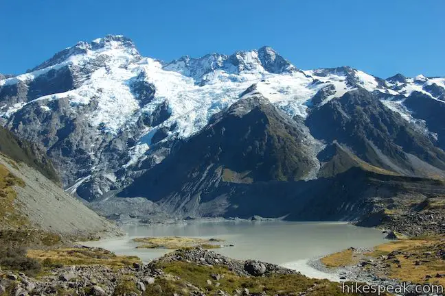 Mount Sefton and Mueller Lake View