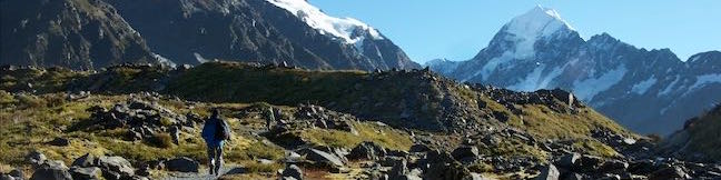 Kea Point Track Aoraki Mount Cook National Park Viewpoint Southern Alps Hike New Zealand Walk