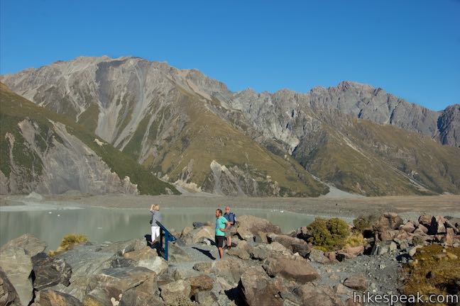 Glasbild Mount Cook Neuseeland
