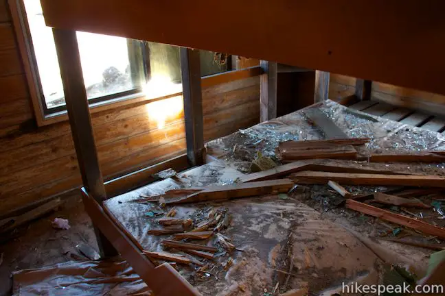 Ketetahi Hut Eruption Damage