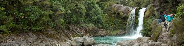 Tawhai Falls Walking Track Tongariro National Park Whakapapa Village Waterfall New Zealand