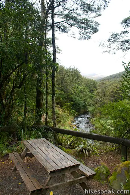 Whakapapanui Stream Whakapapa Holiday Park Tongariro National Park