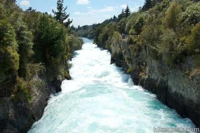 Huka Falls Rapids Taupo New Zealand