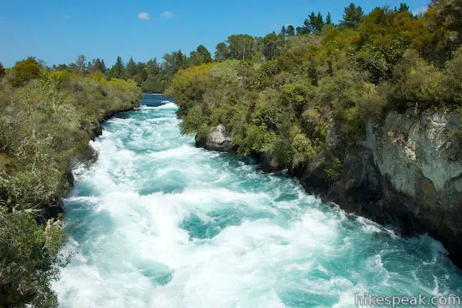 Huka Falls Rapids Taupo New Zealand