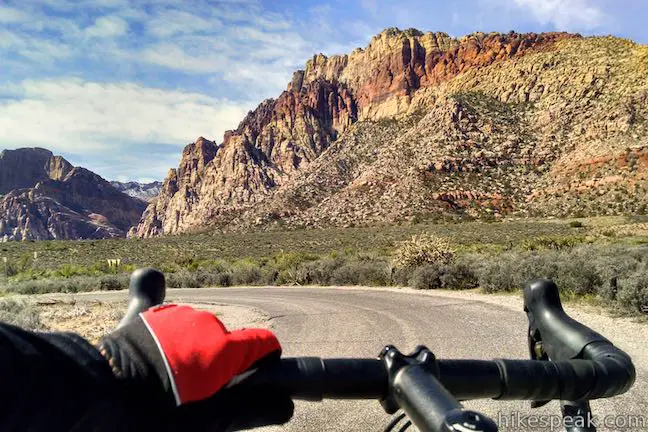 Biking Scenic Drive Red Rock Canyon