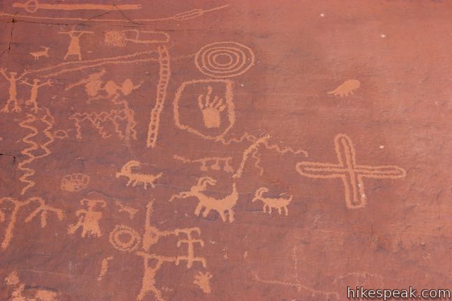 Atlatl Rock Petroglyphs Valley of Fire