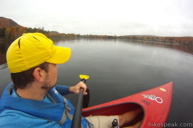 Kayaking on Blue Mountain Lake