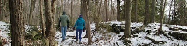 Clark Reservation State Park New York hike Cliff Trail Long Trail Mildred Faust Trail