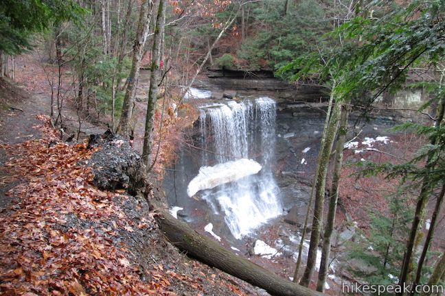 Tinker Falls Trail Map Tinker Falls Trail | Labrador Hollow Unique Area | New York | Hikespeak.com