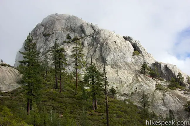 This 5.6 to 6-mile hike in Castle Crags State Park crosses through rugged peaks to reach a tall granite dome.