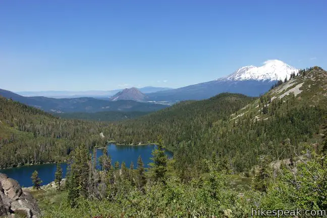 Castle Lake, Mount Shasta, and Black Butte View