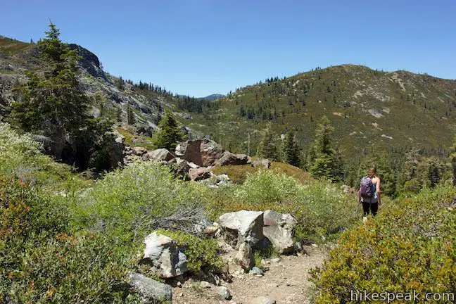 Little Castle Lake Trail Mountain Pass