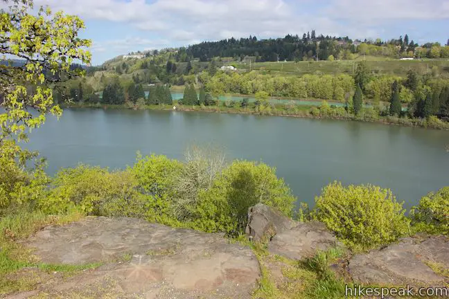 Canemah Bluff Overlook Willamette River