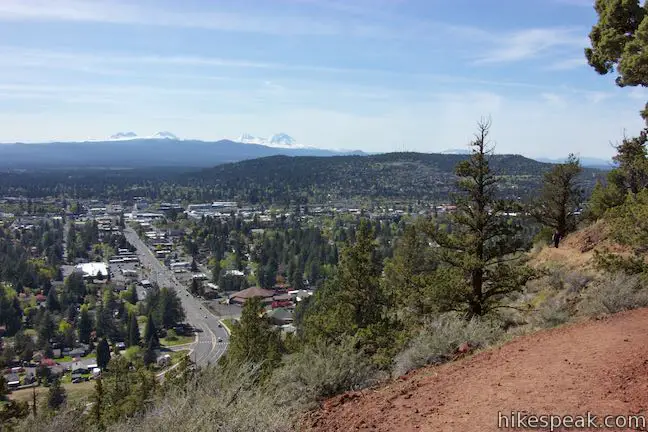 Pilot Butte View Mount Jefferson and Mount Hood