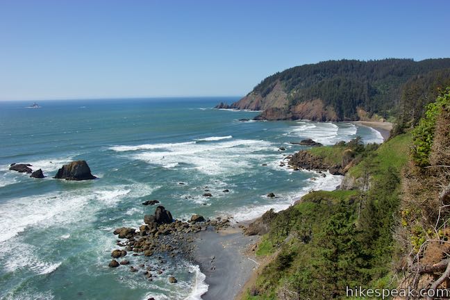 Ecola State Park Oregon Coast Trail View