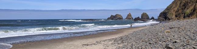 Oceanside Beach to Tunnel Beach Trail Oregon Coast Walk Oceanside Beach State Recreation Site