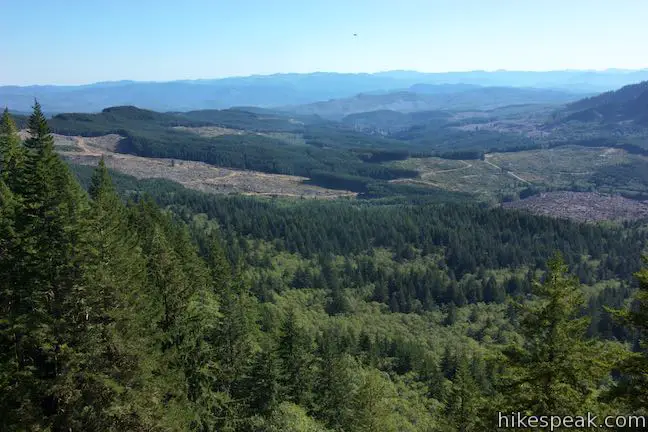 Saddle Mountain Coast Range View