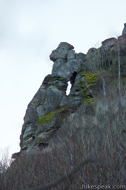 Angel's Rest Rock Formation Columbia River Gorge