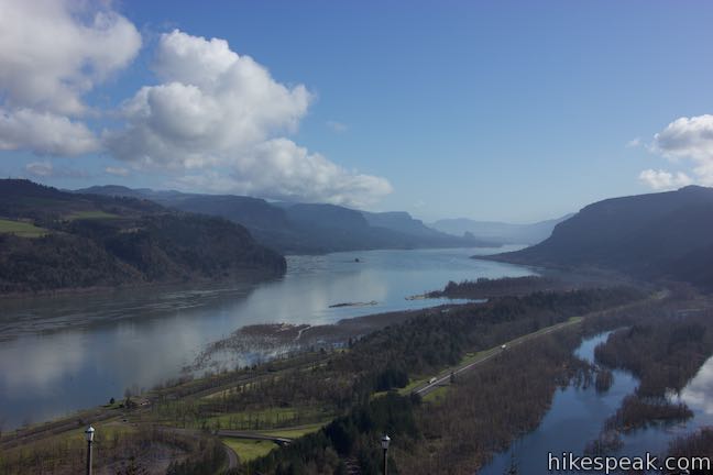 Vista House View Columbia River Gorge