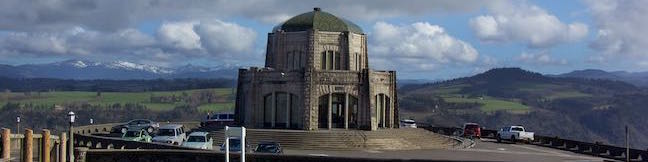 Vista House Columbia River Gorge Crown Point Scenic Corridor Columbia Gorge Oregon