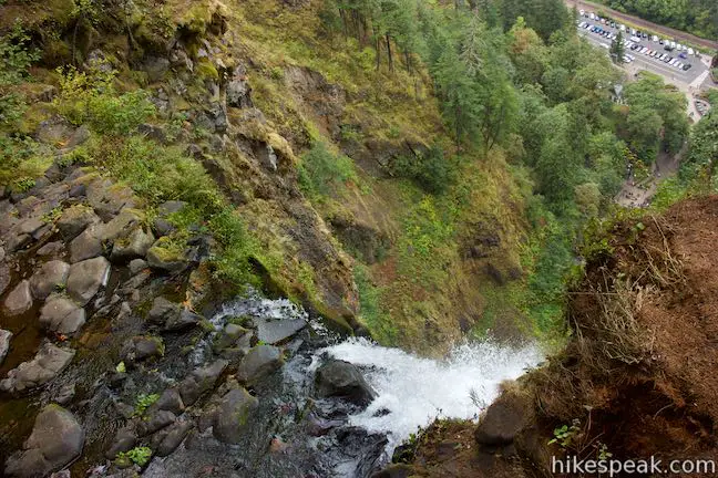 Top of Multnomah Falls